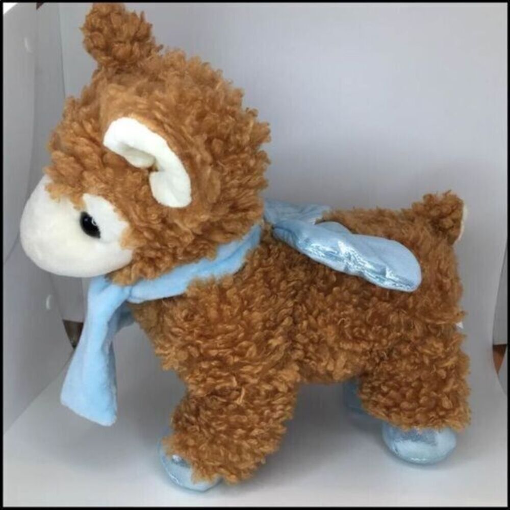 Llama Winter Scarf and Wings Plush Stuffed Animal